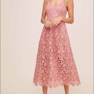 ASTR pink mauve lace dress small